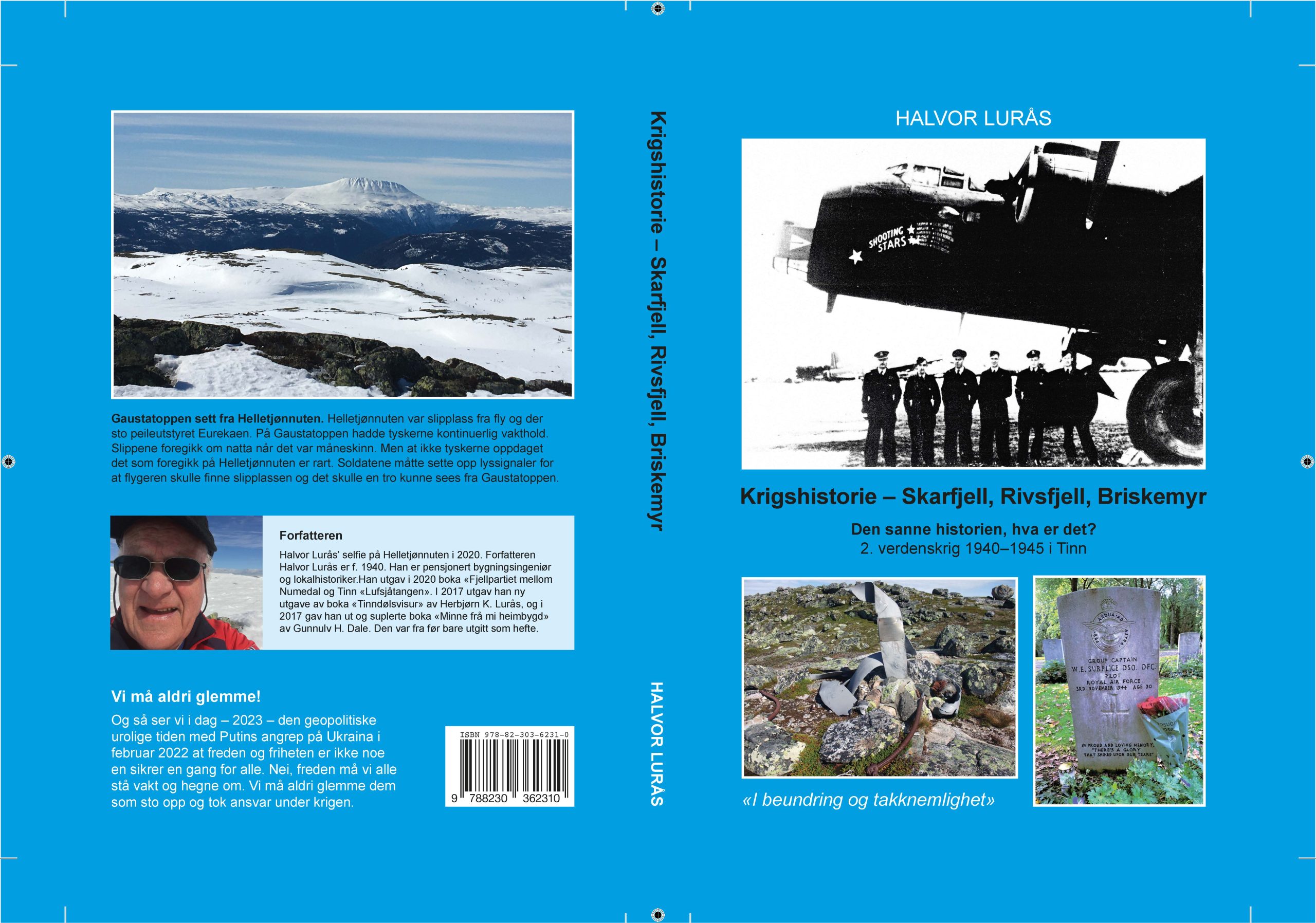 Omslag til boka om Krigen i Tinnfjella